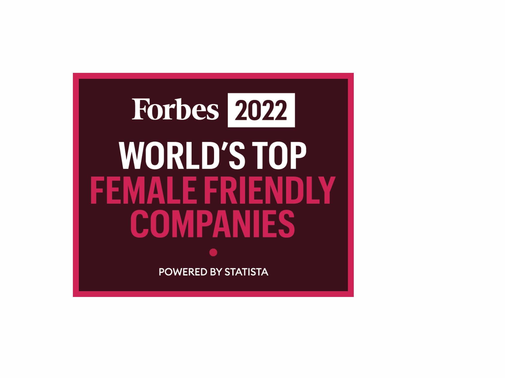 Aptar is a Forbes Global Top Female-Friendly Company