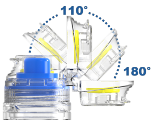 Rocket sport cap side view of tether action