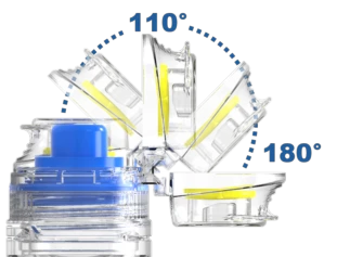 Rocket sport cap side view of tether action