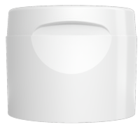 Classic Ultra Cylindrical Flip Top, closed position, front angle
