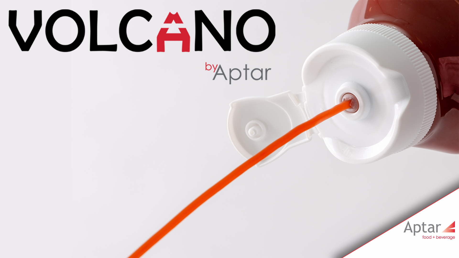 Aptar's Volcano Flip-Top Lid for Inverted Packaging Launched at Fispal 2019 in Brazil