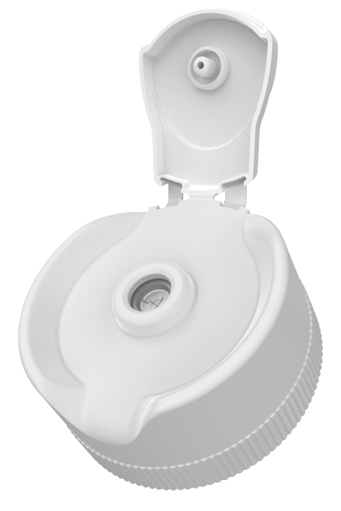 Volcano Flip Top | Inverted Dispensing Cap | Aptar Closures