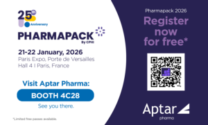 Aptar Pharma Offers Free Access Passes for Pharmapack 2026’s 25th Anniversary Event