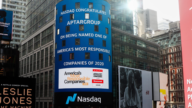 Aptar Named One of “America’s Most Responsible Companies 2020” by Newsweek